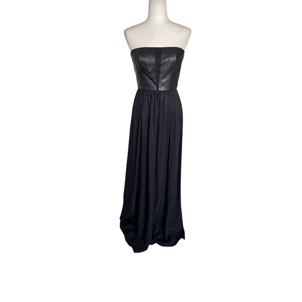 Rebecca Taylor Black Strapless Maxi Dress – Size 6